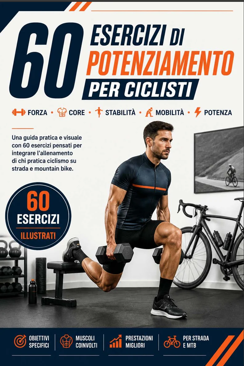 Pagina illustrata della guida di potenziamento per ciclisti 1